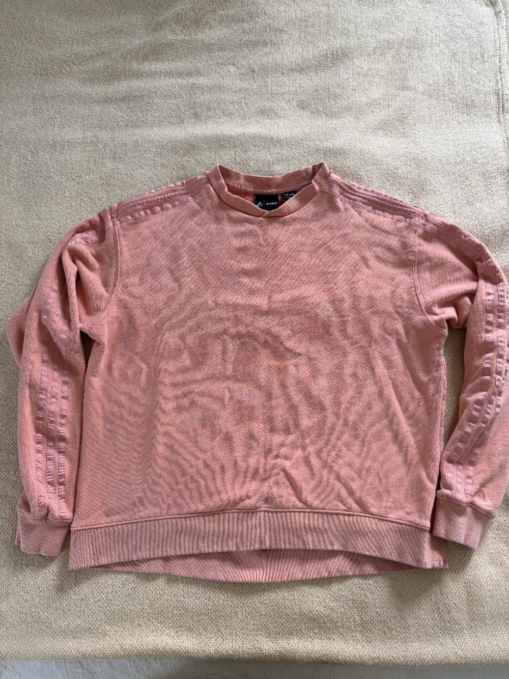 Adidas x Ivy Park Sweatshirt Womens L Pink Crewneck Pullover HA9002